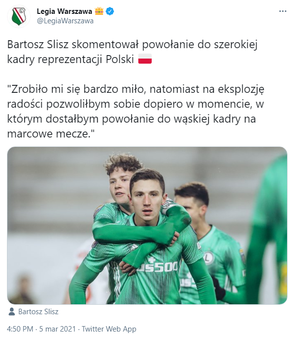 PIERWSZE SŁOWA Bartosza Slisza po otrzymaniu PIERWSZEGO powołania do dorosłej reprezentacji Polski!